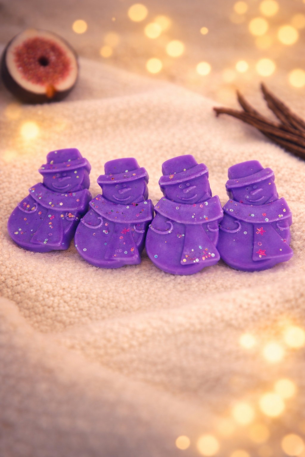 Warm Vanilla Fig Snowmen