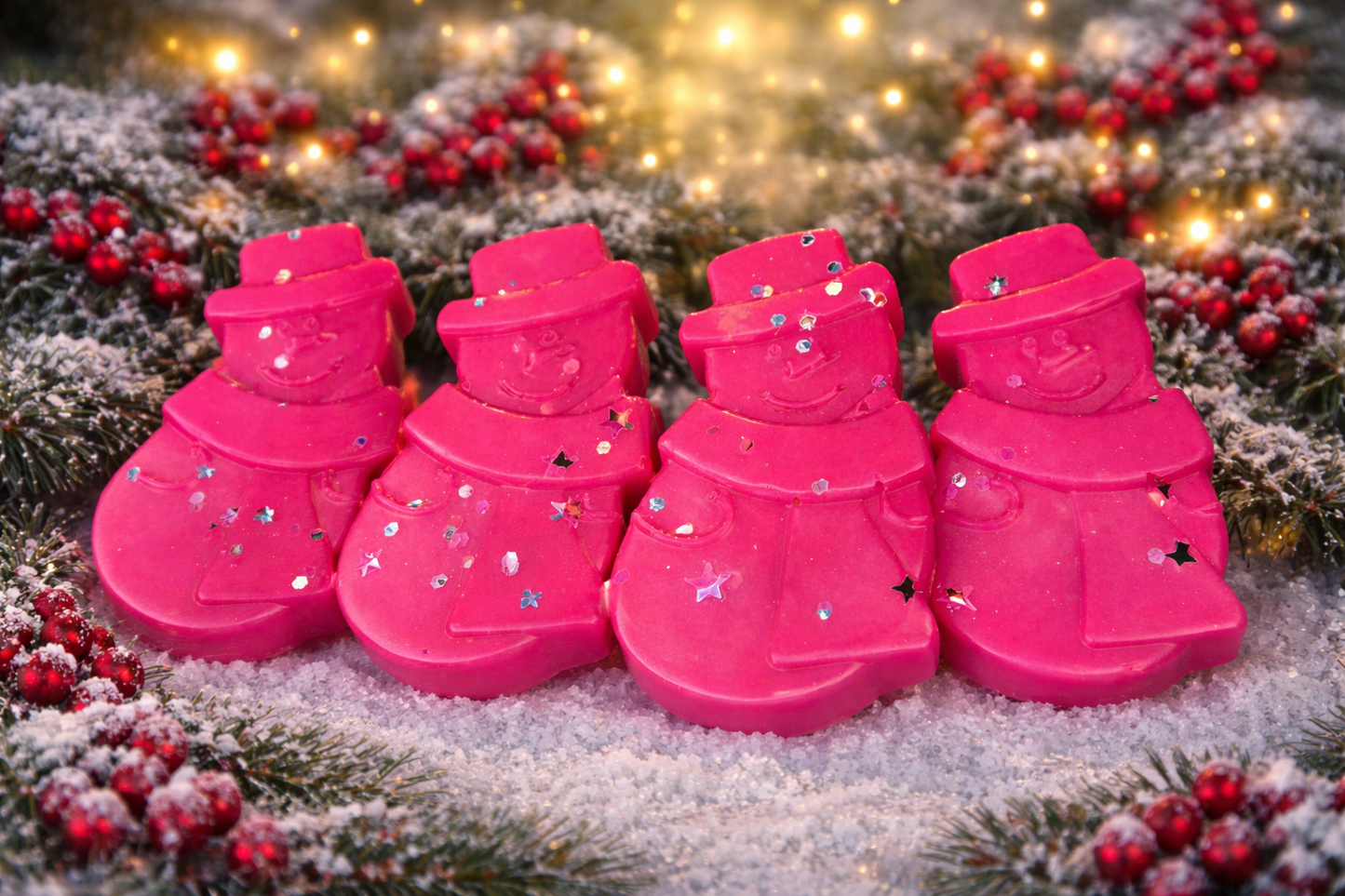 Winter Berries Snowmen